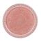 16.5&#x22; L&#x27;Eau de Fleur Salmon Pink Embossed Rose Decorative Floral Platter